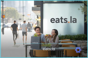 Eats.la - Creative brandable domain for sale