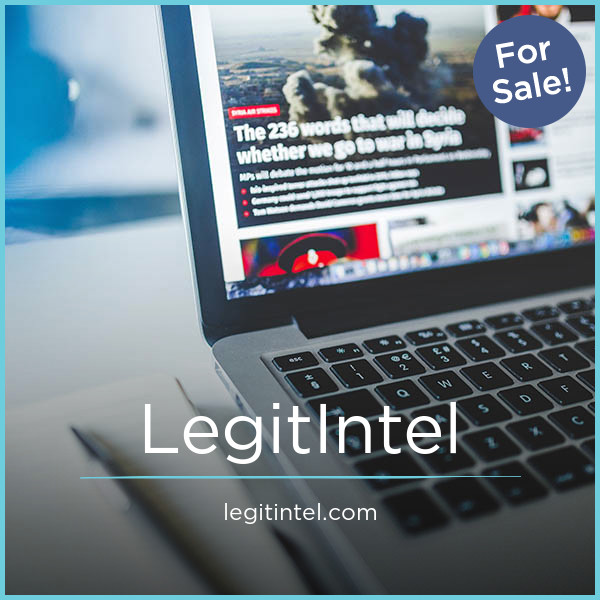 LegitIntel.com - New premium domain marketplace