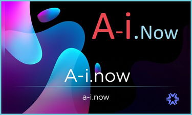 A-i.now - Creative brandable domain for sale