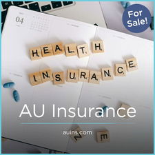 AUIns.com - Creative brandable domain for sale