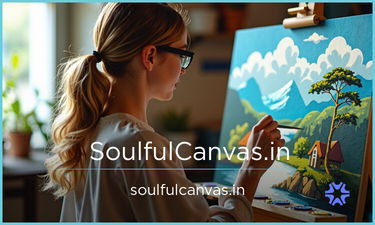 SoulfulCanvas.in - Creative brandable domain for sale