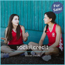 Social.Credit - Creative brandable domain for sale