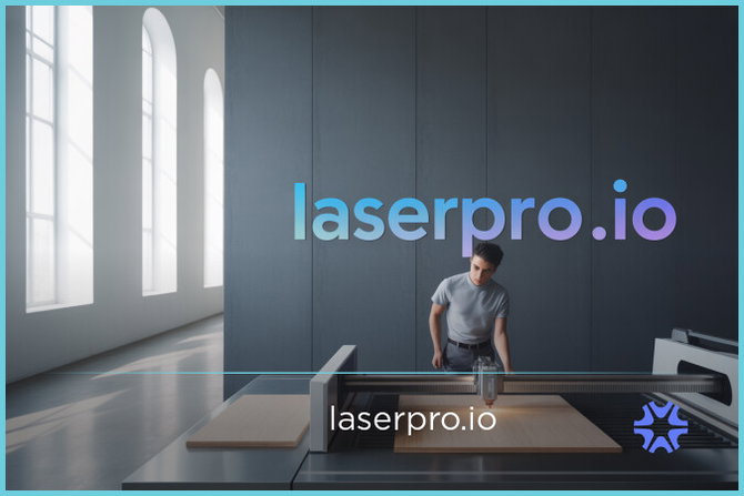 LaserPro.io — Premium Domain For Sale | Atom