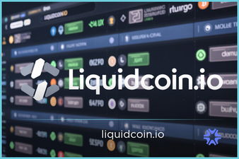 LiquidCoin.io - Creative brandable domain for sale