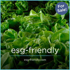 ESG-Friendly.com - Creative brandable domain for sale
