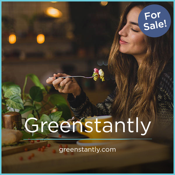 Greenstantly.com - Catchy premium domain marketplace