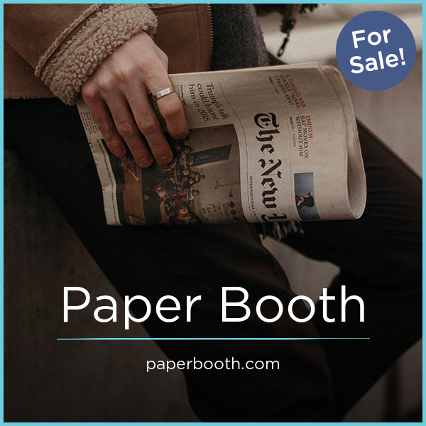 PaperBooth.com - Cool domains for sale