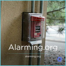 Alarming.org - Creative brandable domain for sale