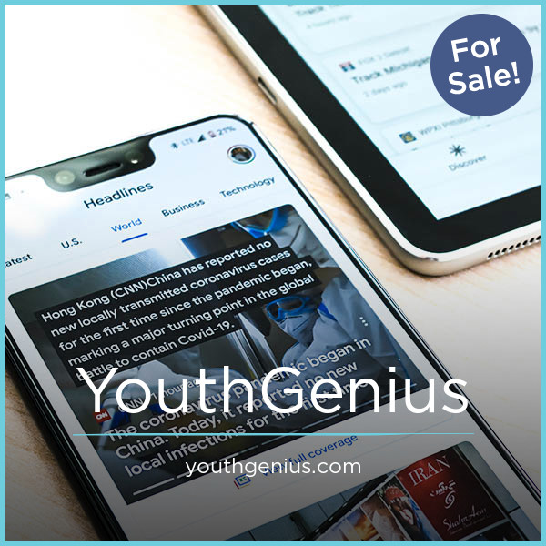 YouthGenius.com - Catchy domains for sale