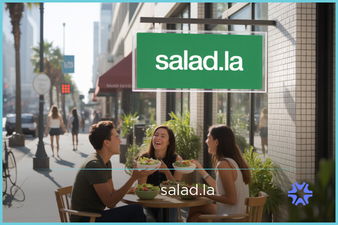 salad.la - Creative brandable domain for sale