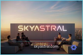 SkyAstral.com - Creative brandable domain for sale