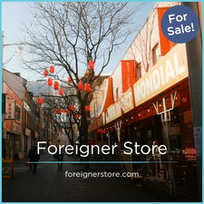 ForeignerStore.com - Creative brandable domain for sale