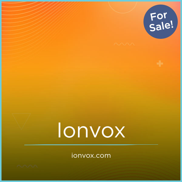 IonVox.com - New premium domains for sale