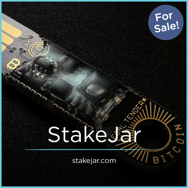 StakeJar.com - buy Cool premium domains