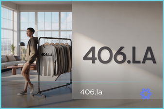 406.LA - Creative brandable domain for sale
