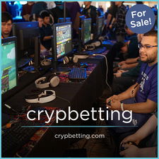 CrypBetting.com - Creative brandable domain for sale