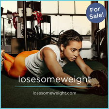 LoseSomeWeight.com - Creative brandable domain for sale