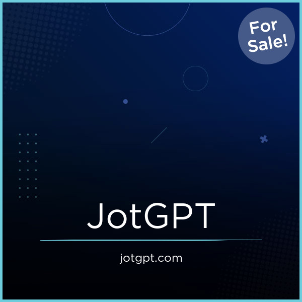 JotGPT.com - Catchy premium domains for sale