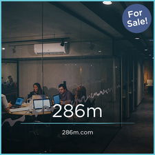286m.com - Creative brandable domain for sale