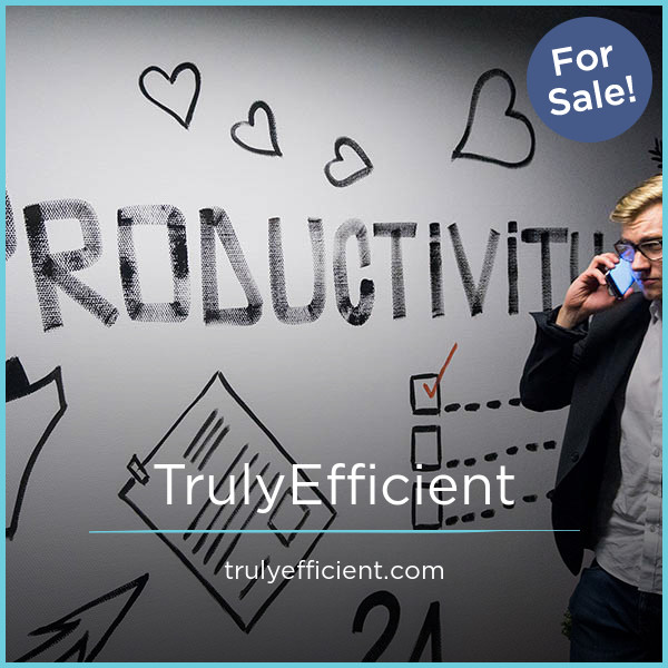 TrulyEfficient.com - Creative premium domain names