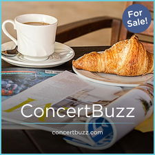 ConcertBuzz.com - Creative domains for sale
