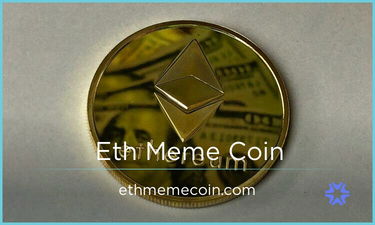 EthMemeCoin.com - Creative brandable domain for sale