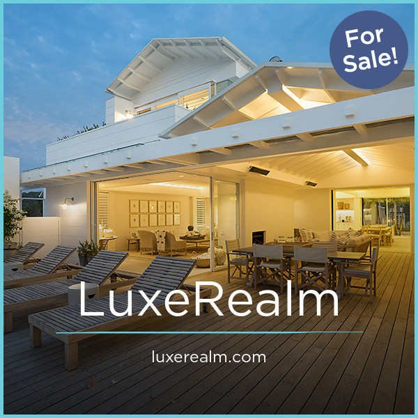 LuxeRealm.com - buy Creative premium domains