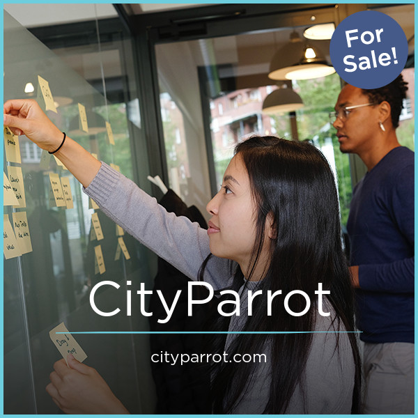CityParrot.com - Creative premium domain marketplace