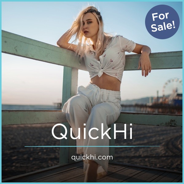 QuickHi.com - Good premium domain marketplace