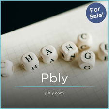 Pbly.com - Creative brandable domain for sale