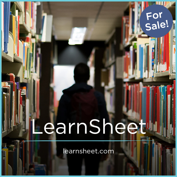 LearnSheet.com - buy Creative premium domains