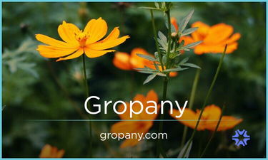 Gropany.com - Creative brandable domain for sale