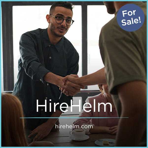 HireHelm.com - New premium domain names for sale