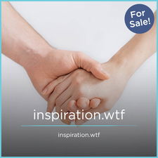 Inspiration.wtf - Creative brandable domain for sale