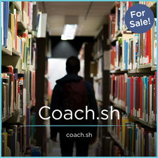 Coach.sh - buying Catchy premium names