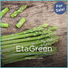 EtaGreen.com - Creative brandable domain for sale