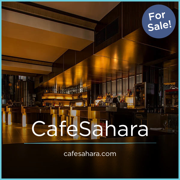 CafeSahara.com - buy Creative premium domains