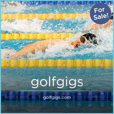 GolfGigs.com - Creative brandable domain for sale