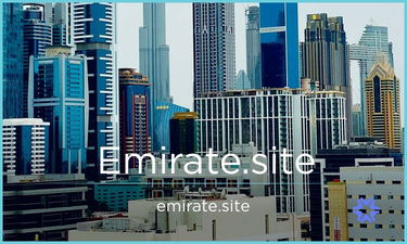 Emirate.site - Creative brandable domain for sale