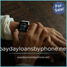 PaydayLoansByPhone.net - Creative brandable domain for sale