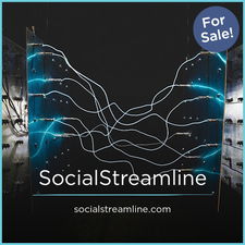 SocialStreamline.com - Creative brandable domain for sale