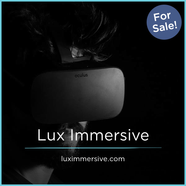 LuxImmersive.com - Best premium domain marketplace