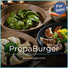 PropaBurger.com - Creative brandable domain for sale
