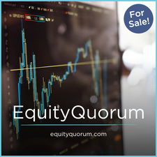 EquityQuorum.com - Creative brandable domain for sale