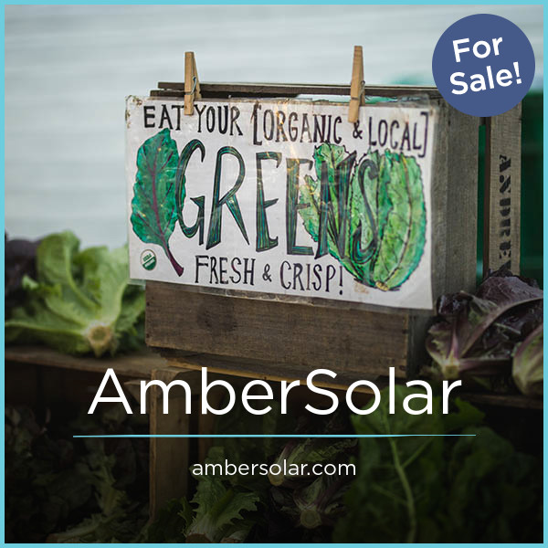 AmberSolar.com - buy Good premium domains