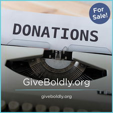 GiveBoldly.org - Creative brandable domain for sale