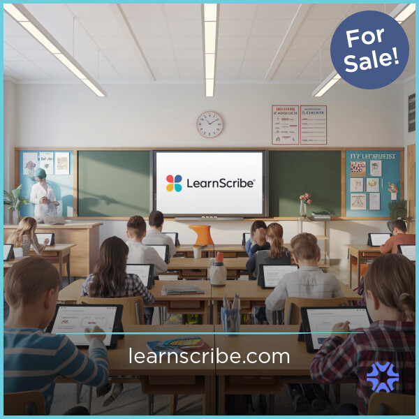 LearnScribe.com - New premium domain marketplace
