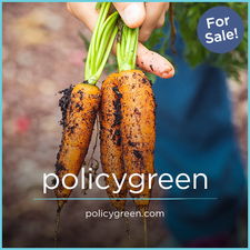 PolicyGreen.com - Creative brandable domain for sale