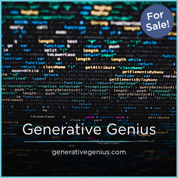 GenerativeGenius.com - buy Best premium names