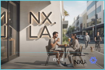 NX.LA - Creative brandable domain for sale